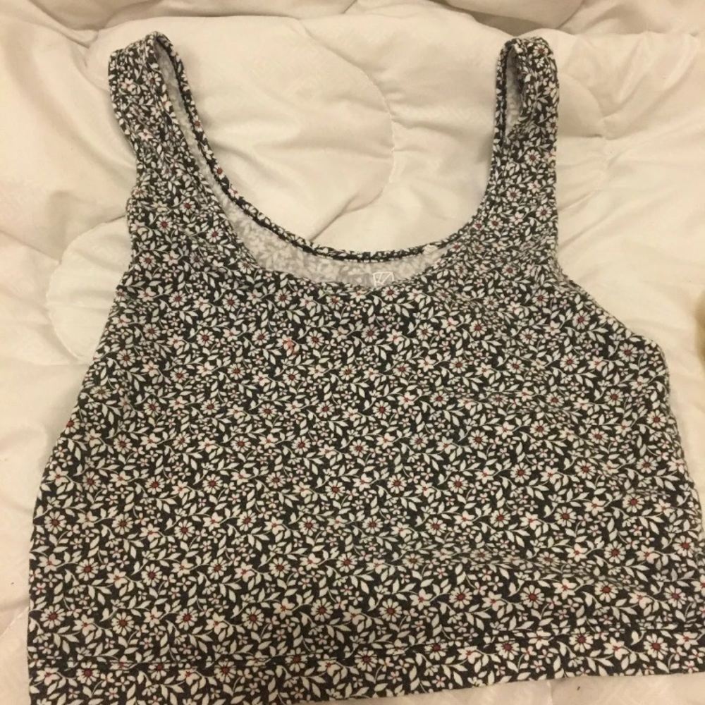 Floral crop top